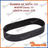 Ceinture rack de direction 310х22х2.2х5°, 155 dents pour MERCEDES | 7806040673, 4474602000